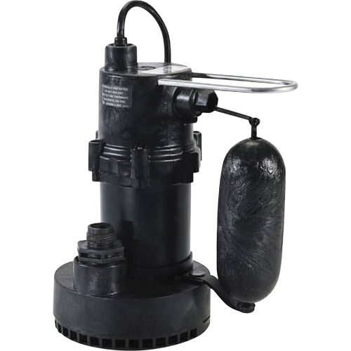 5.5 Series Sump Pump, 35 GPM, 115 V, 3.5 A, 1/4 HP O-Max