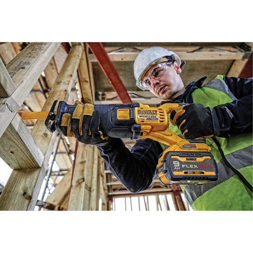 FlexVolt&reg; Max Brushless Reciprocating Saw (Tool Only), 60 V, Lithium-Ion Battery, 0-3000 SPM O-Max