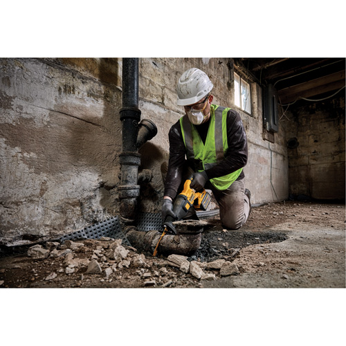 FlexVolt&reg; Max Brushless Reciprocating Saw (Tool Only), 60 V, Lithium-Ion Battery, 0-3000 SPM O-Max