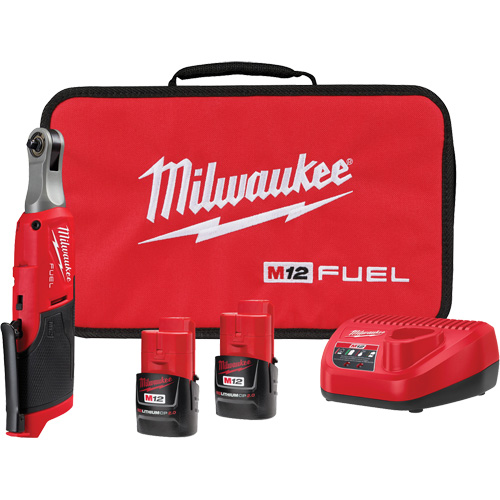 M12 Fuel High Speed Ratchet Kit, 12 V, 1/4" Drive O-Max