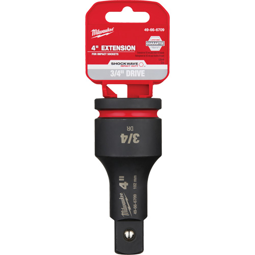Shockwave Impact Duty Socket Extension, Impact, 3/4" Drive, 4" L O-Max