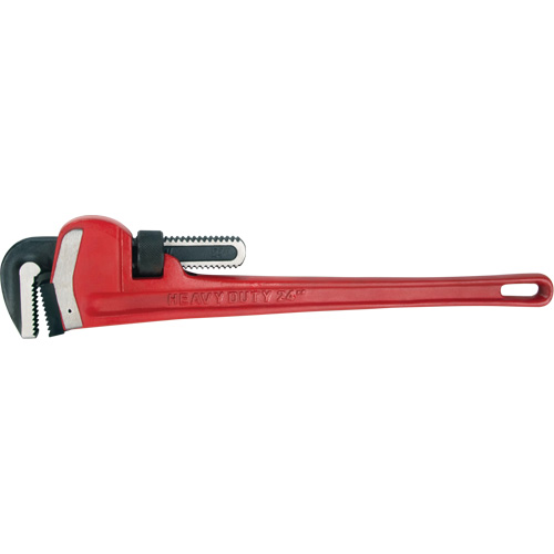 Cl&eacute;s &agrave; tuyaux, Cap des m&acirc;choires 3", Longueur 24", Fini Rev&ecirc;tement en poudre, Prise Ergonomique O-Max