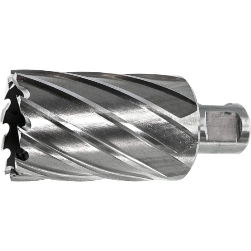 Fraise annulaire DRILLCO, Diam&egrave;tre de 7/16", Acier rapide, Profondeur de la coupe de 1", Tige 3/4" O-Max