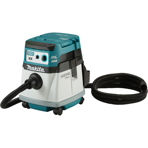 Dry Quiet Vacuum Cleaner with AWS (Tool Only), 18 V, 3.96 gal. Capacity O-Max