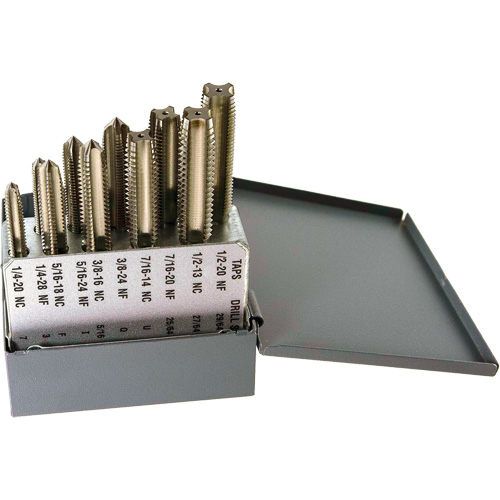 Jeu de tarauds DRILLCO, 10 morcea O-Max