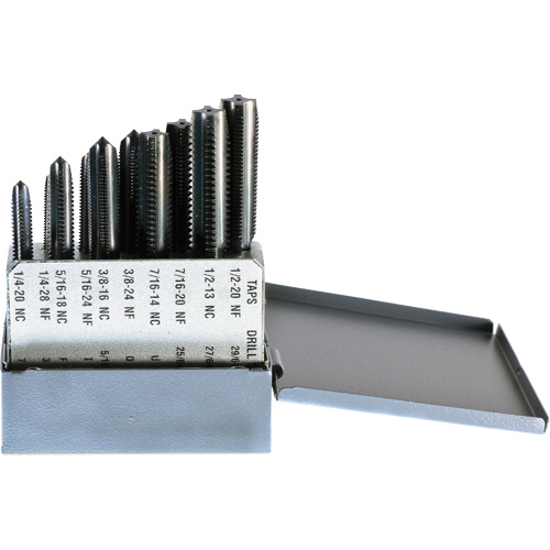 Jeu de tarauds DRILLCO, 10 morcea O-Max