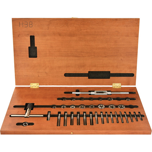 Jeu de tarauds et fili&egrave;res hexagonales DRILLCO, 36 Morcea O-Max