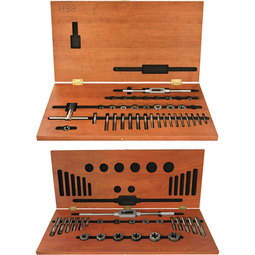 Jeu de tarauds et fili&egrave;res hexagonales DRILLCO, 58 Morcea O-Max