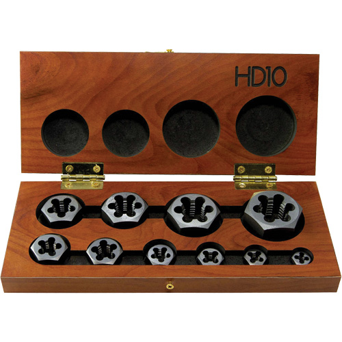 Jeu de fili&egrave;res hexagonales &agrave; fileter DRILLCO, 10 Morcea O-Max