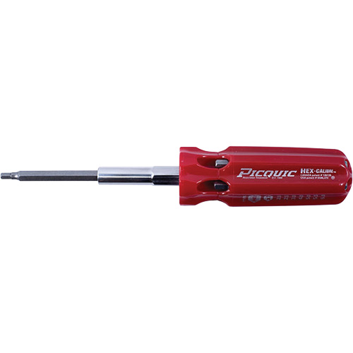 Tournevis multi-embouts m&eacute;triques Hex-Calibre, Prise Plastique O-Max