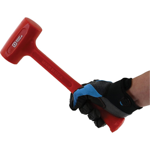 One-Piece Dead Blow Hammer, 10.5 lbs., Smooth Grip, 30" L O-Max