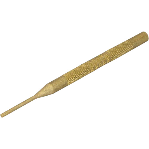 Brass Pin Punch, 3/32" Dia. x 4" L O-Max