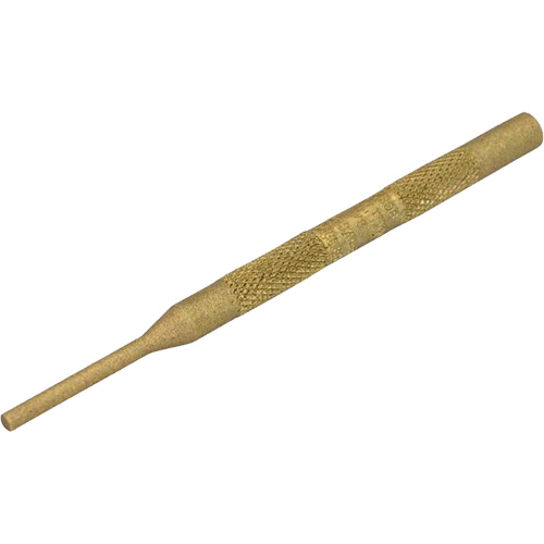 Brass Pin Punch, 1/8" Dia. x 4" L O-Max