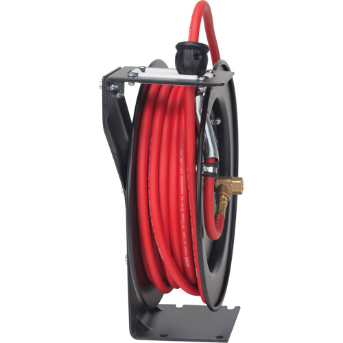 Hose Reel, Air/Water, 1/4" x 35', Single Hose, 300 psi O-Max