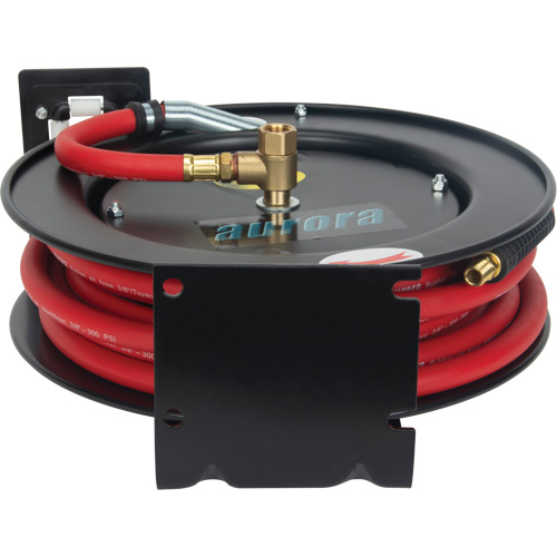 Hose Reel, Air/Water, 3/8" x 25', Single Hose, 300 psi O-Max
