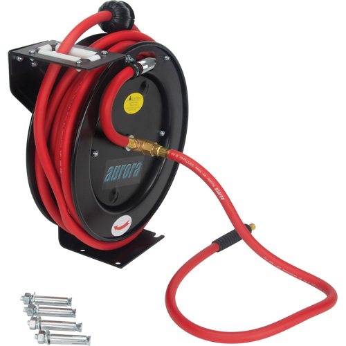Hose Reel, Air/Water, 3/8" x 35', Single Hose, 300 psi O-Max