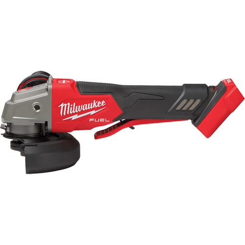Meuleuse &agrave; frein &agrave; vitesse variable avec interrupteur &agrave; glissi&egrave;re non verrouillable M18 Fuel, 18 V, Mandrin 5"/4-1/2", Lithium-ion O-Max