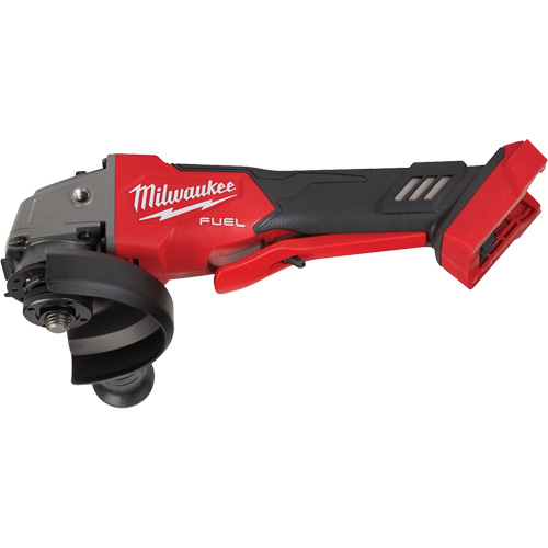 Meuleuse &agrave; frein &agrave; vitesse variable avec interrupteur &agrave; glissi&egrave;re non verrouillable M18 Fuel, 18 V, Mandrin 5"/4-1/2", Lithium-ion O-Max