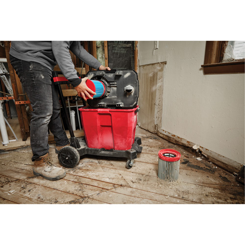 Filtre grand format &agrave; haute efficacit&eacute; pour aspirateur sec/humide, Cartouche, Pour 12 gal. US/9 gal. US/6 gal. US O-Max