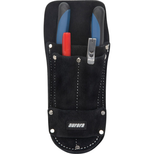 &eacute;tui pour outils, Porte-pinces, Cuir, 3 Poches O-Max