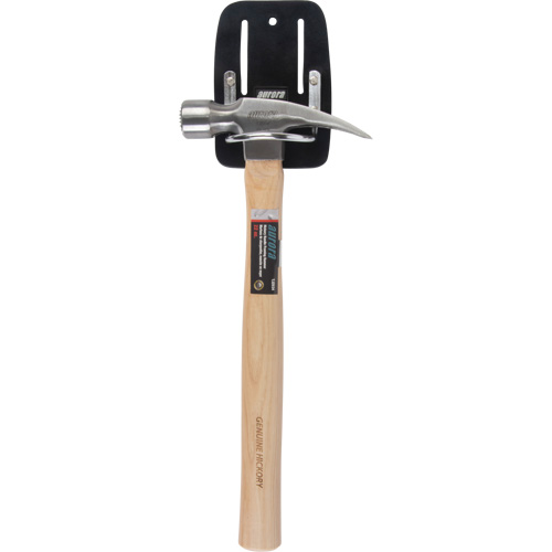 Porte-outil &agrave; anneau en acier, Support pour marteau, Cuir, 0 Poches O-Max