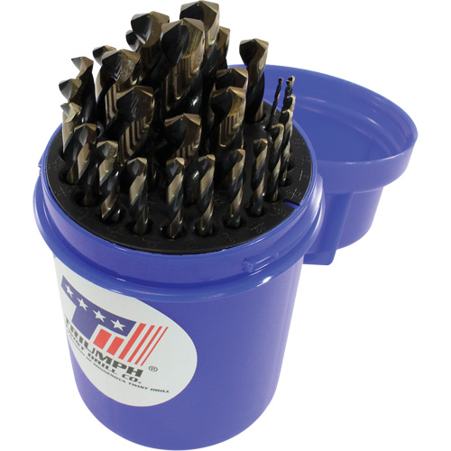 Jeu de forets Triumph, 115 morceaux, Acier rapide O-Max