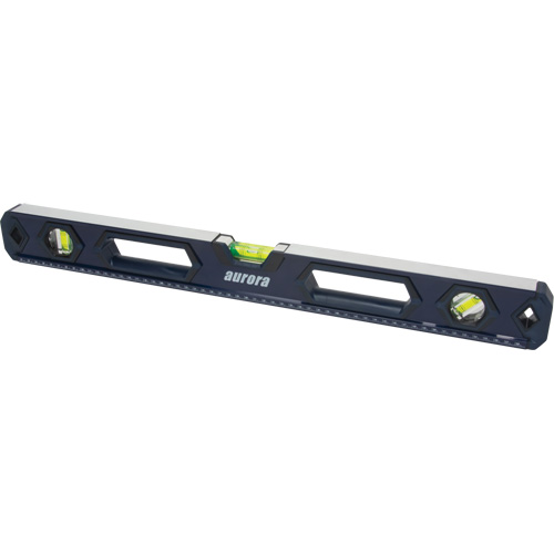 High-Accuracy Level, Box, 2' L, Aluminum, 3, Non-Magnetic O-Max