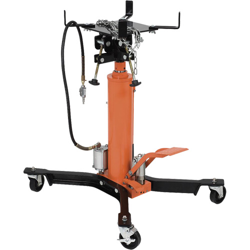 Cric pneumatique t&eacute;lescopique avec assistance pneumatique pour transmission, Cap. de levage 0,5 tonne(s) O-Max