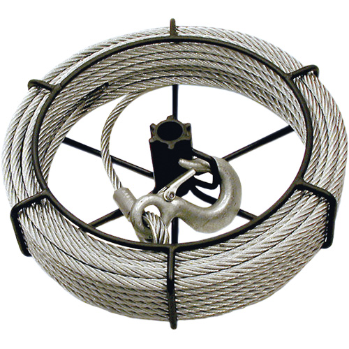 JGP-300A 3 Ton 66' Cable Assembly for Jet Wire Grip Pullers O-Max