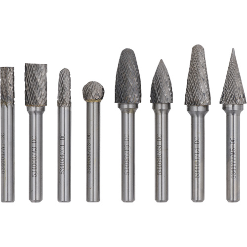 CBHP-8 Jet-Kut&reg; Premium Carbide Burr Set, 8 Pieces O-Max