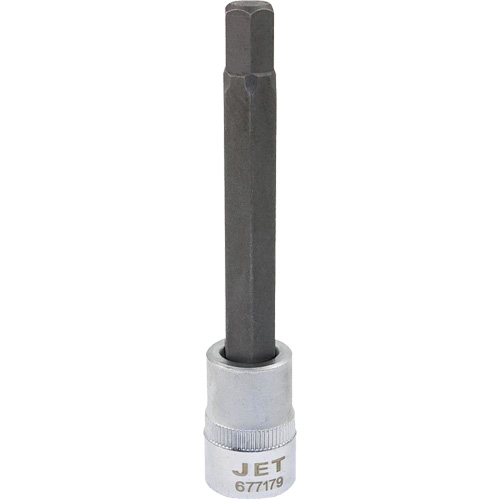 Tr&egrave;s longues douilles &agrave; embout, Hexagonale, 9 mm x 4" lo, Prise 3/8" O-Max