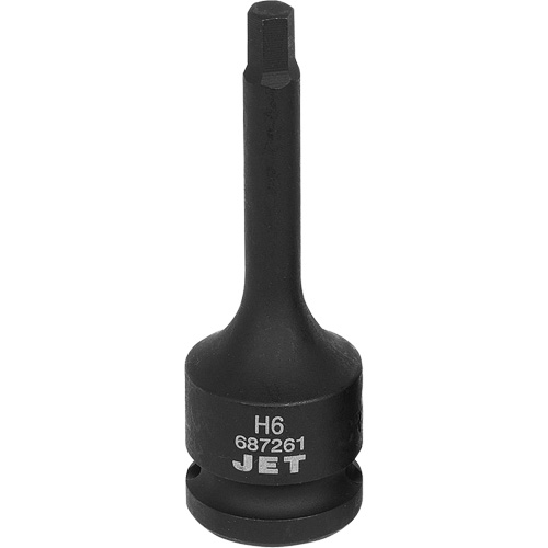 Impact Socket Bits, Hex, 6 mm x 1/2" Drive O-Max