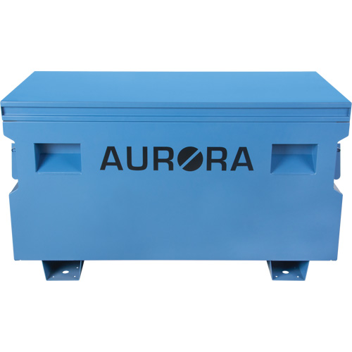 Jobsite Tool Box, 48" x 24" x 27-3/5", Steel, Blue O-Max
