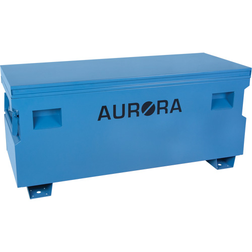 Jobsite Tool Box, 60" x 24" x 27-1/2", Steel, Blue O-Max