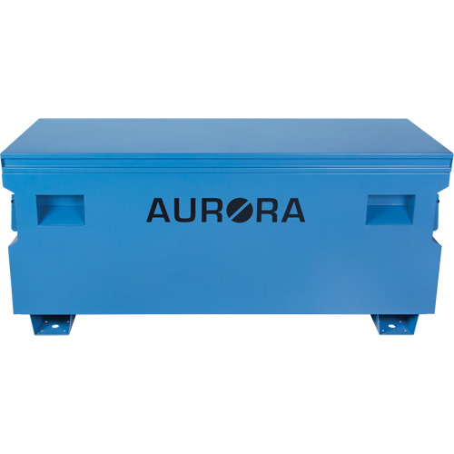 Jobsite Tool Box, 60" x 24" x 27-1/2", Steel, Blue O-Max