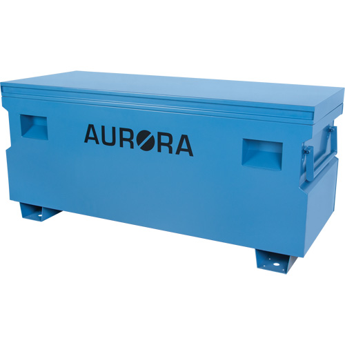 Jobsite Tool Box, 60" x 24" x 27-1/2", Steel, Blue O-Max