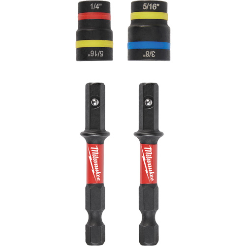 Jeu de tourne-&eacute;crous 2-en-1 Shockwave Impact Duty Quik-Clear, 5/16"/1/4"/3/8" prise, 2-1/2" lo, Magn&eacute;tique O-Max