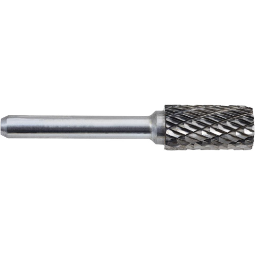 A3-DC JET-KUT&reg; GP Cylindrical Shape Carbide Bur, 3/8" Dia., V Shank O-Max