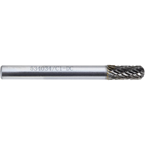 C1-DC Fraise au carbure &agrave; bout arrondi JET-KUT GP, 1/4" dia. O-Max