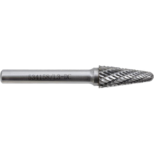 L3-DC Fraise conique 9 JET-KUT (embout rayon), 3/8" dia. O-Max