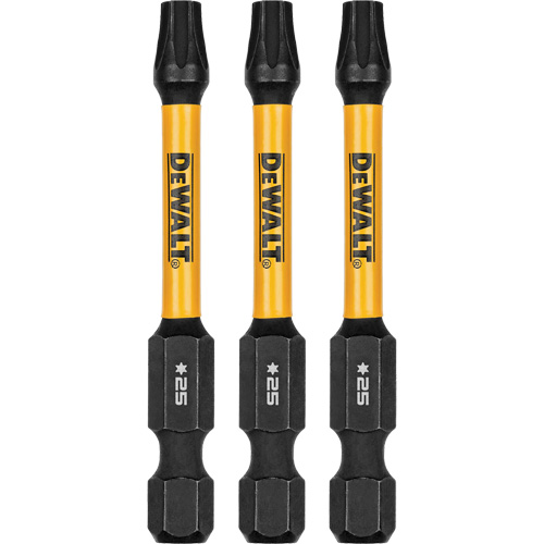 Forets pour tournevis &agrave; chocs FLEXTORQ 3 mcx, Torx, T-25, Prise 1/4" O-Max