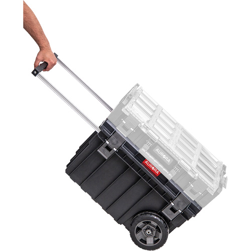 Coffre &agrave; outils roulant Arx, 23-4/5" x 16" x 15-3/5", Noir O-Max