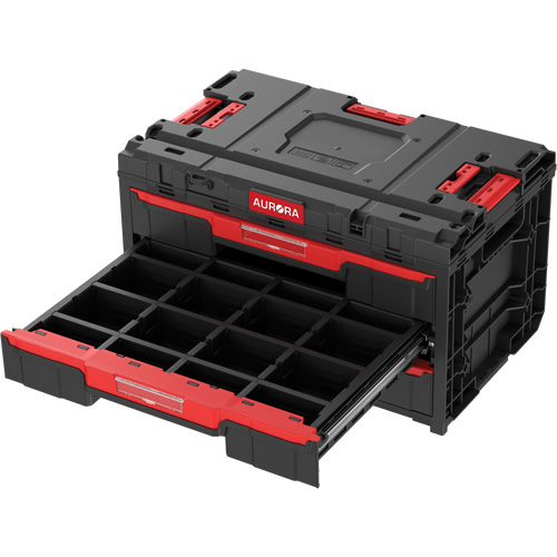Boîte &agrave; outils &agrave; 3 tiroirs Arx, 23-1/10" x 15" x 13-2/5', Noir O-Max