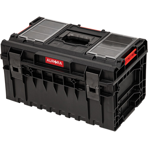 Arx&reg; Medium Toolbox, 23" x 15-1/5" x 12-3/5", Black O-Max