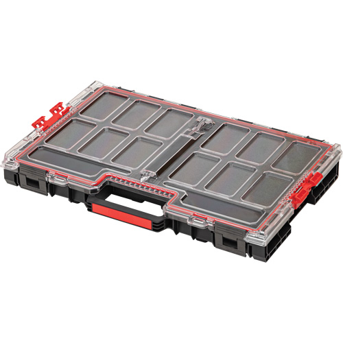 Arx Large Organizer with Multilayer Foam Inserts, 21" x 15" x 3", Black O-Max