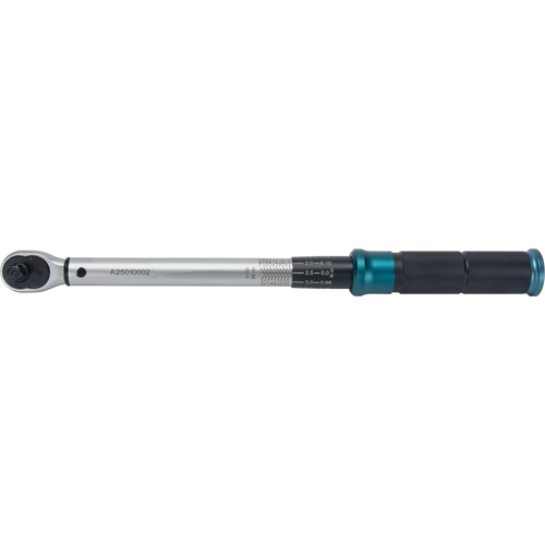 72-Tooth Torque Wrench, Click, 3/8" Square Drive, 10 - 100 ft-lbs. O-Max