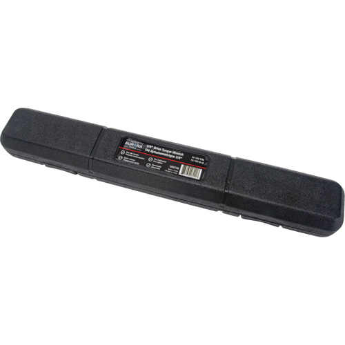 72-Tooth Torque Wrench, Click, 3/8" Square Drive, 10 - 100 ft-lbs. O-Max