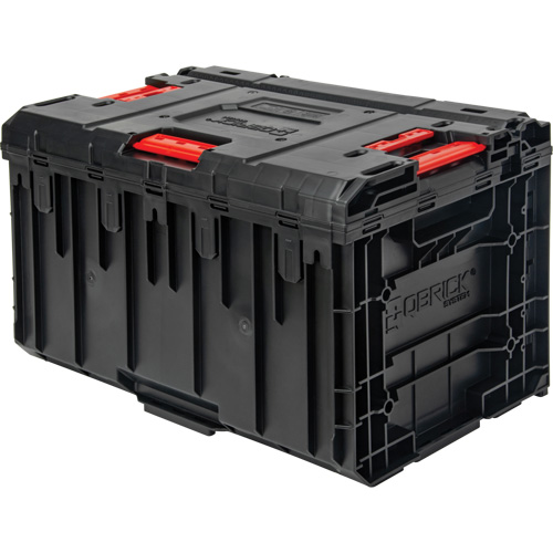 Boîte &agrave; outils Arx &agrave; un tiroir, 11-1/5'' la x 18-3/10" p x 9-1/10" h, Noir/Rouge O-Max
