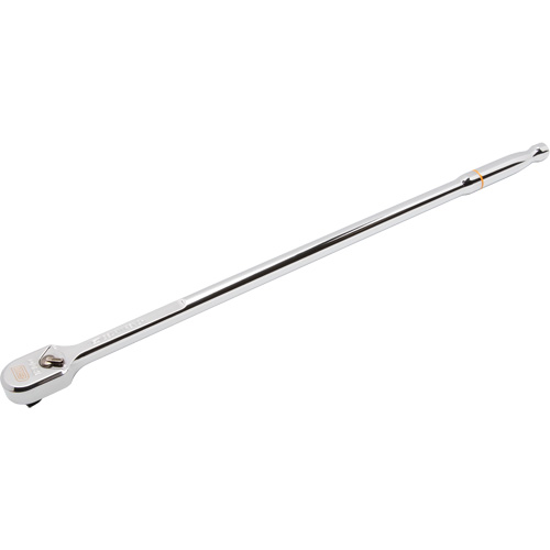 Rochet &agrave; t&ecirc;te chrom&eacute;e enti&egrave;rement polie en goutte avec manche extra long 120XP, Prise de 3/8", Poign&eacute;e Ergonomique O-Max