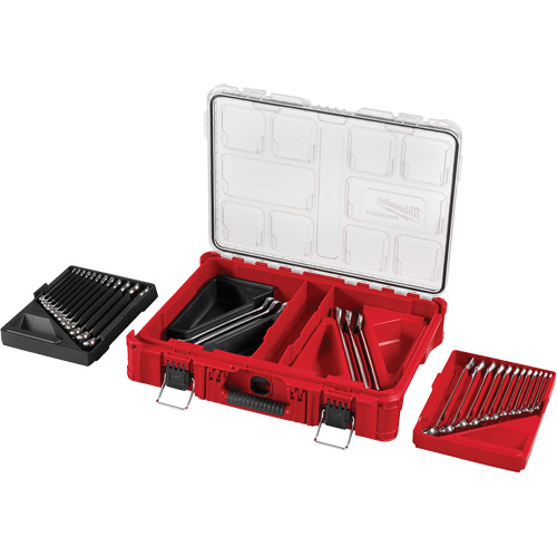 Jeu de cl&eacute;s avec organisateur PackOut, Combinaison, 30 morceaux, Imp&eacute;rial et m&eacute;trique O-Max